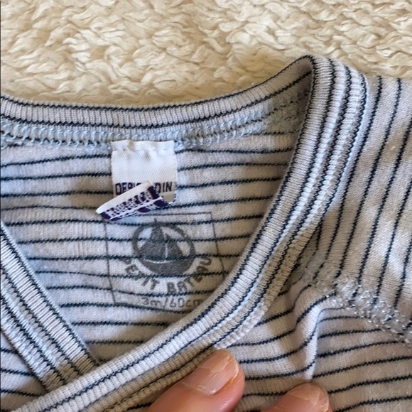 Petit Bateau bodysuit 1-3m - Picture 2 of 4